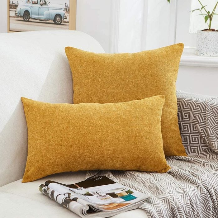 Chenille Throw Pillows