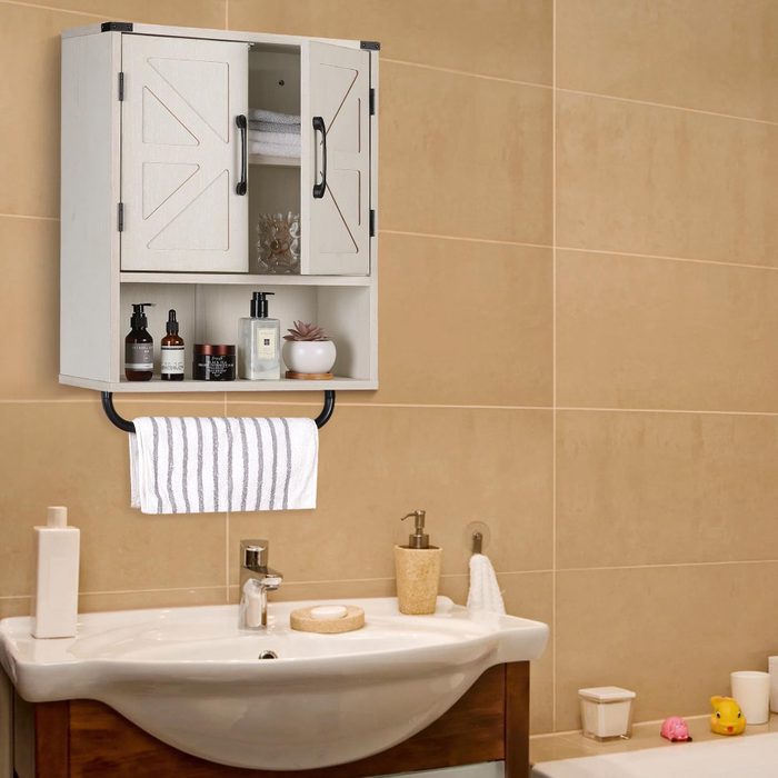 Wall Mounted Bathroom Storage Cabinet