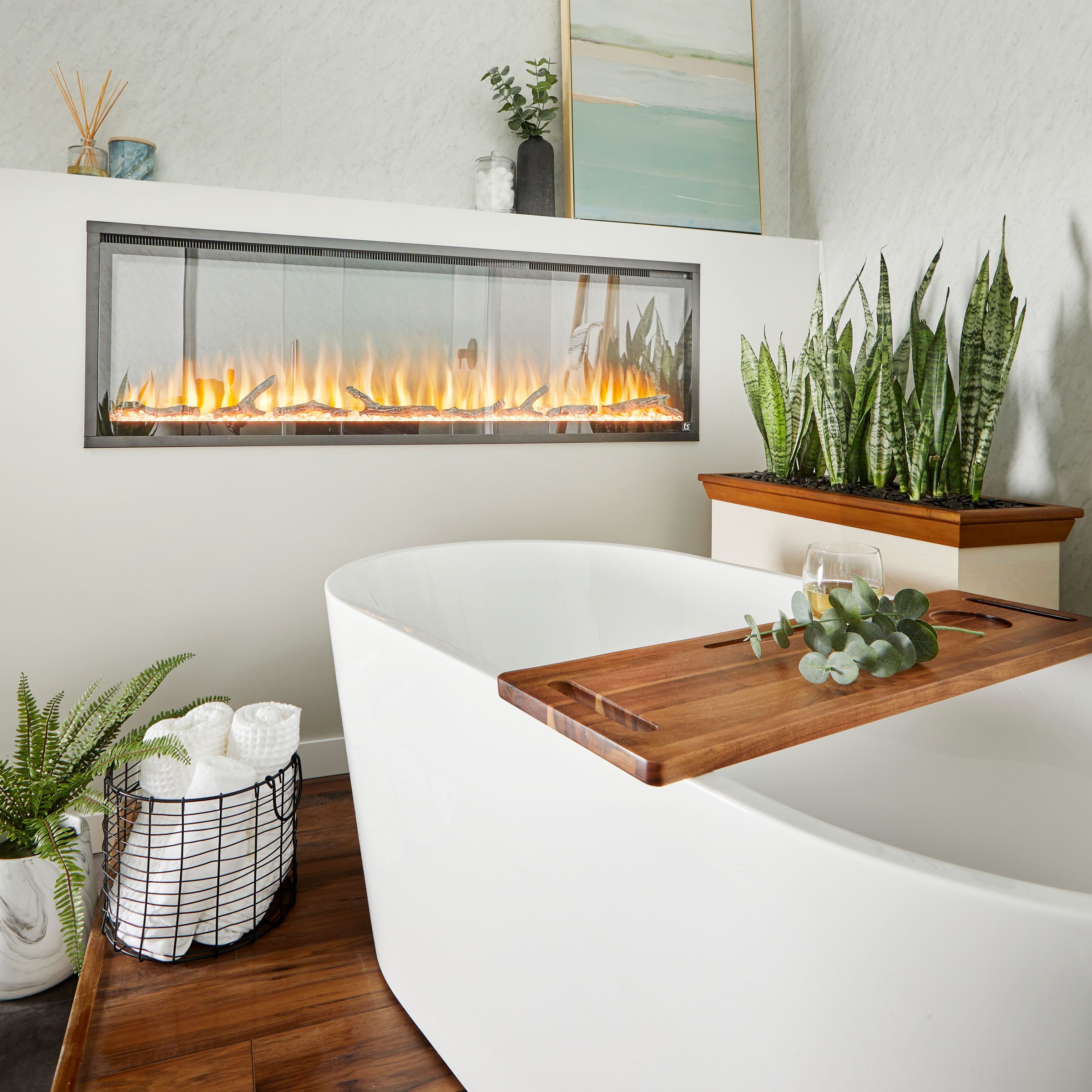 spa bathtub at home