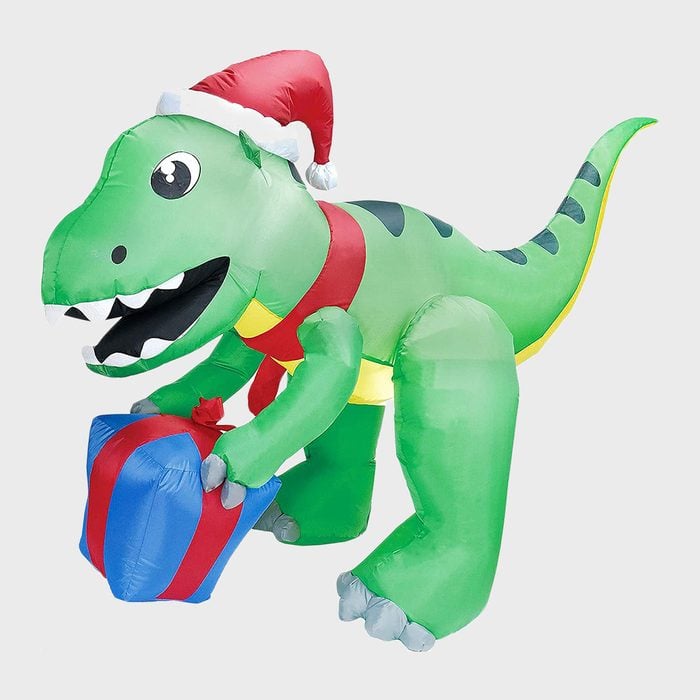 Inflatable Christmas T Rex