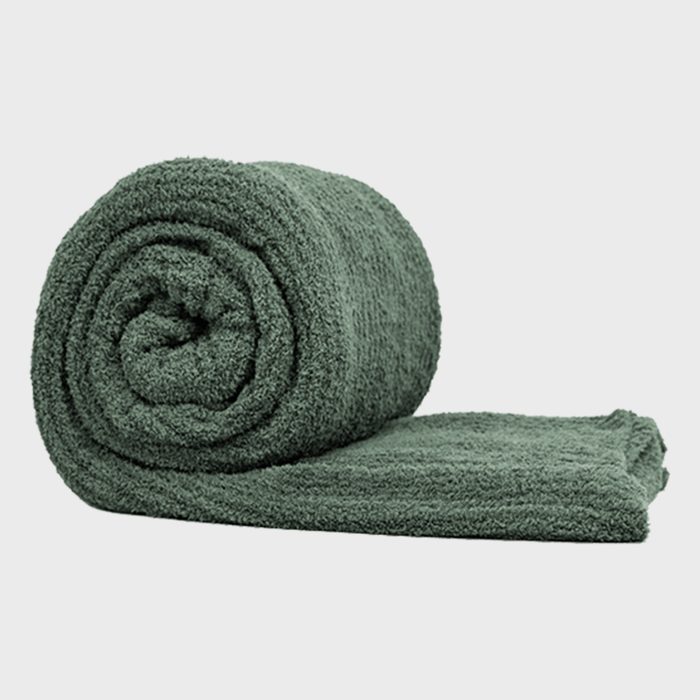 Oversized Soft Green Blanket