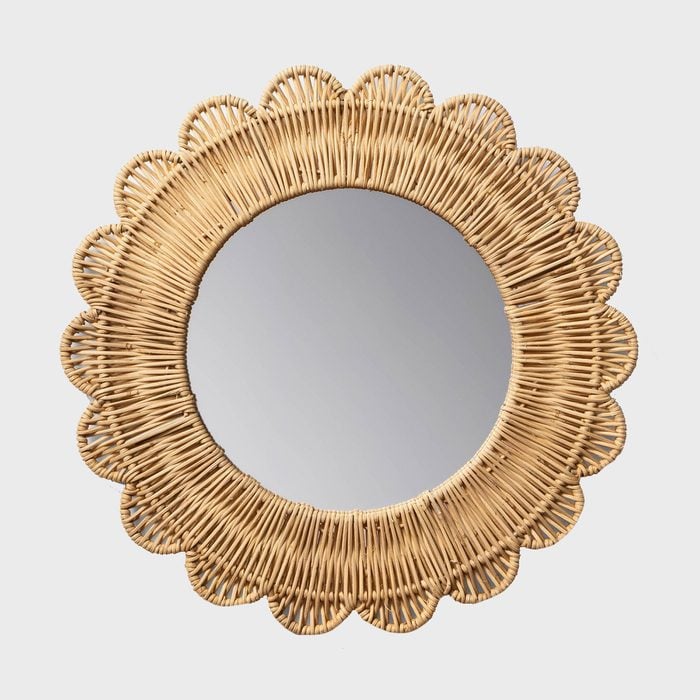 Rattan Mirror