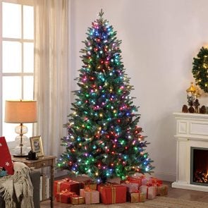 Seasonal 7.5' Pre Lit Christmas Tree with 400 RGBW App-based controlled  lights- Includes Storage Bag & Remote Control