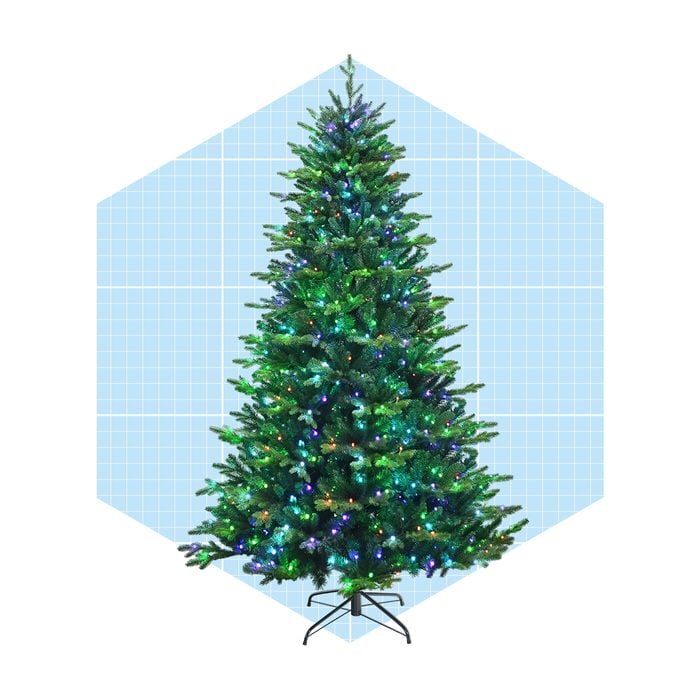 Costway Eight Foot App Controlled Pre Lit Christmas Tree