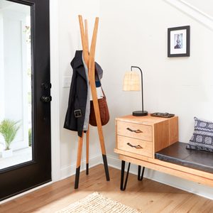 How to Build a Mid-Century Modern Coat Rack