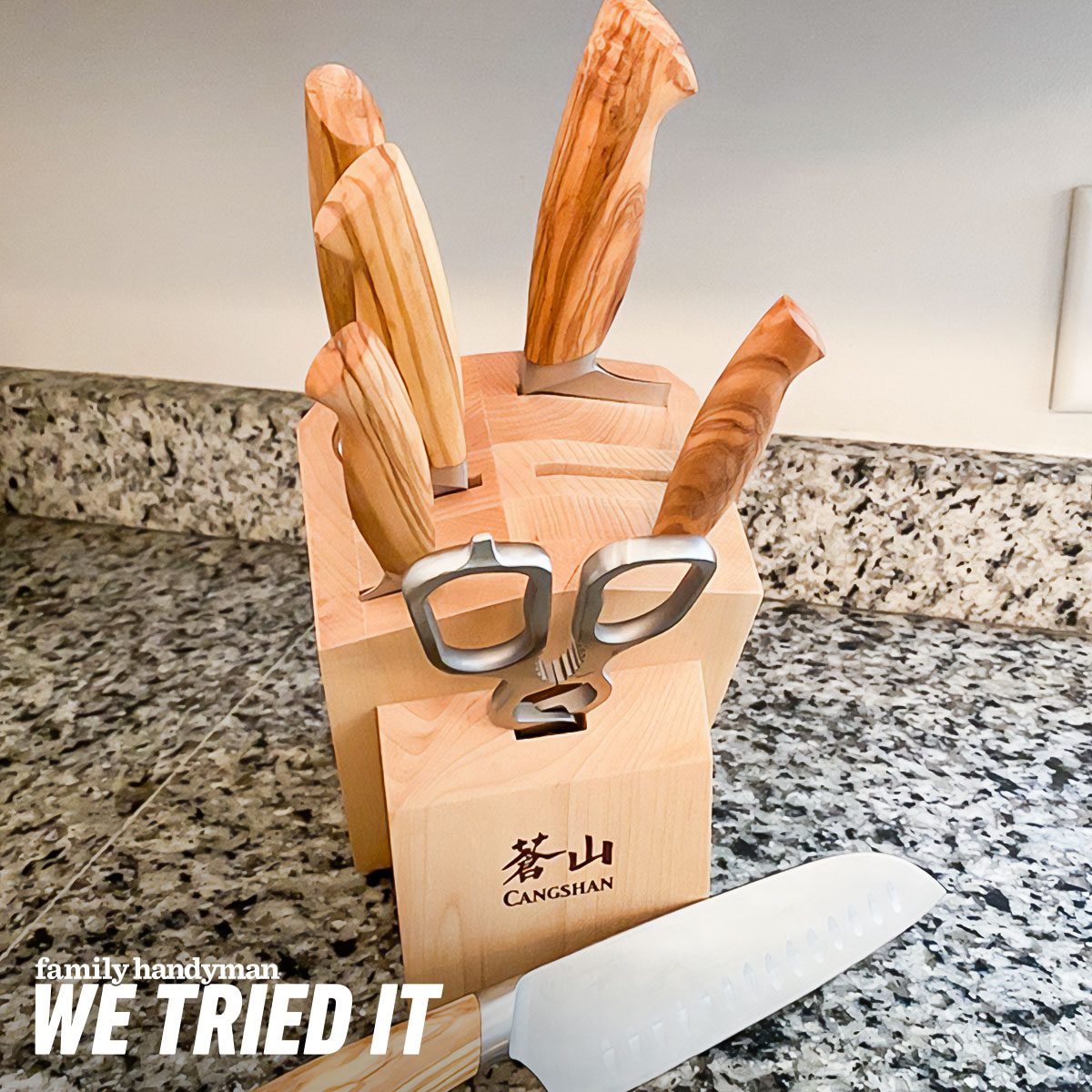 For The Amateur Chef Knife Block Set