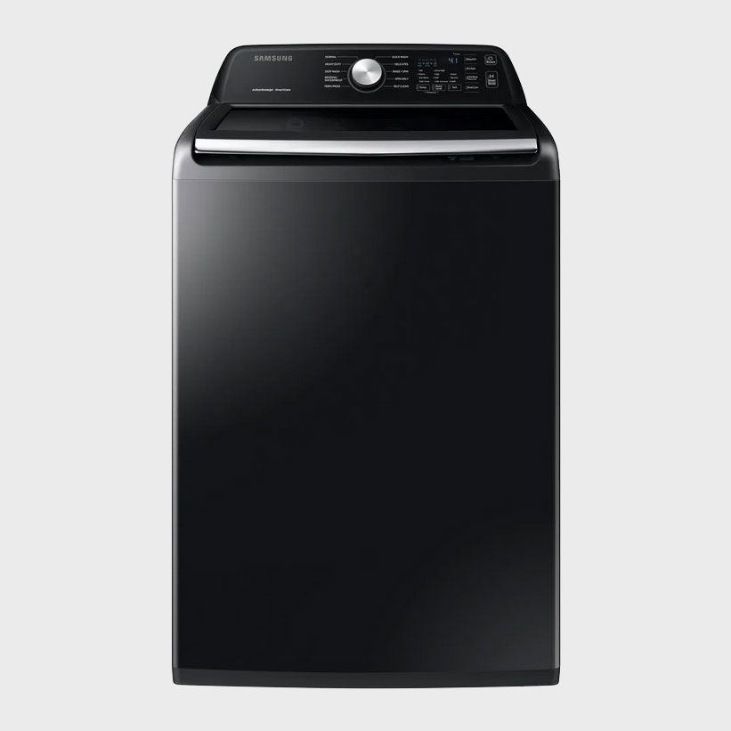 Samsung 27 In. 4.5 Cu. Ft. High Efficiency Brushed Black Top Load Washing Machine With Active Waterjet