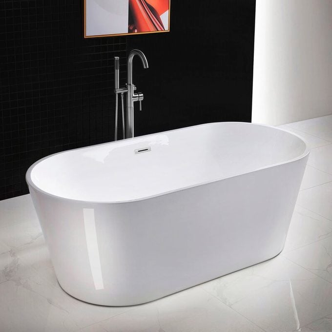 Woodbridge Freestanding Soaking Acrylic Bathtub