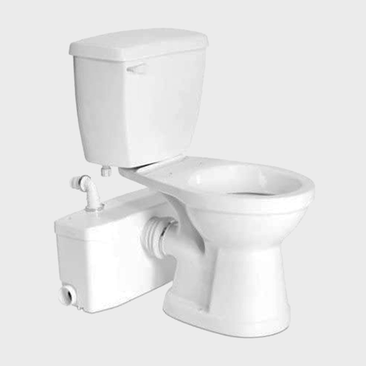 Upflush for toilet