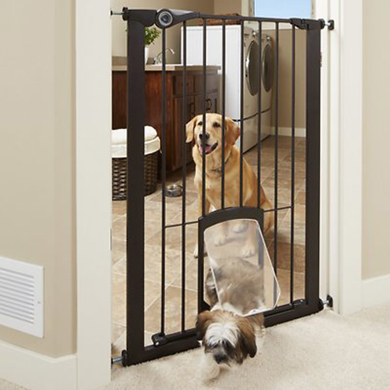 Best Pet Gate For Both Large And Small Dogs Via Chewy