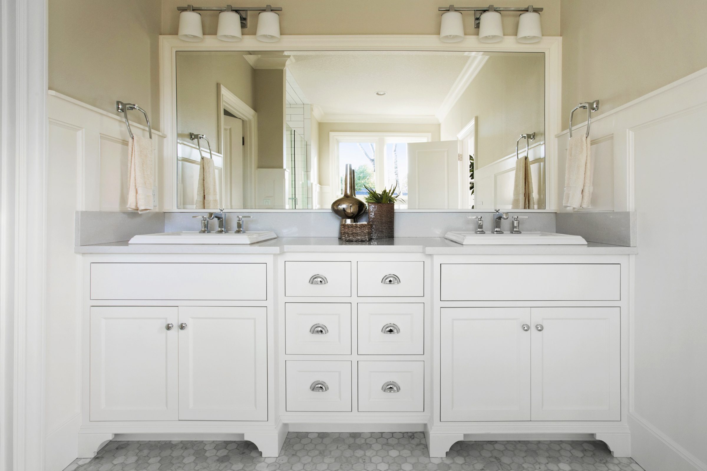 DIY Bathroom Vanity with Custom Drawers