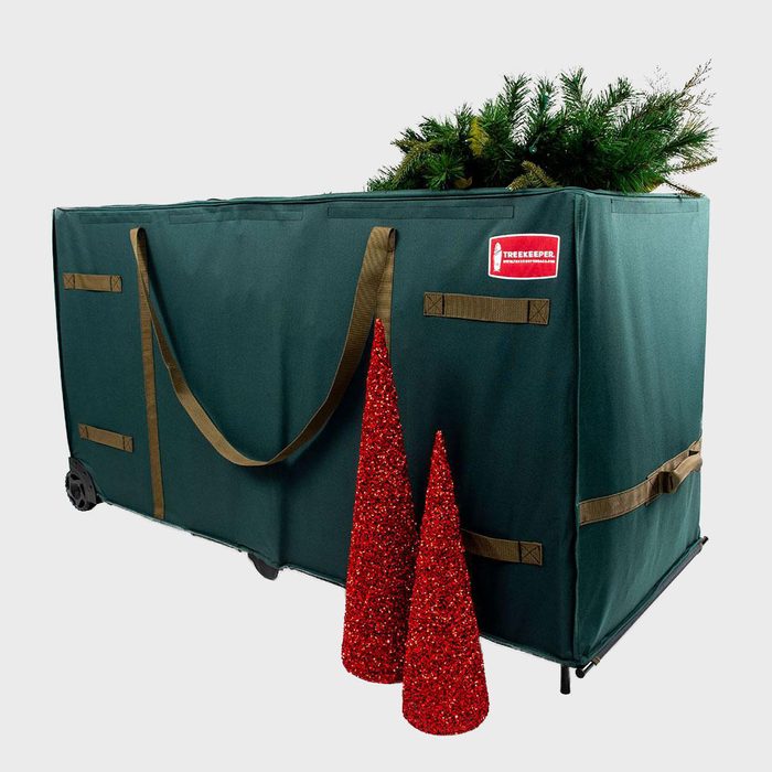 Greenskeeper Rolling Christmas Tree Storage Bag For Trees Up To 15 Ft. Tall