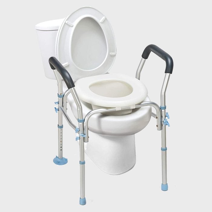 Oasisspace Stand Alone Raised Toilet Seat
