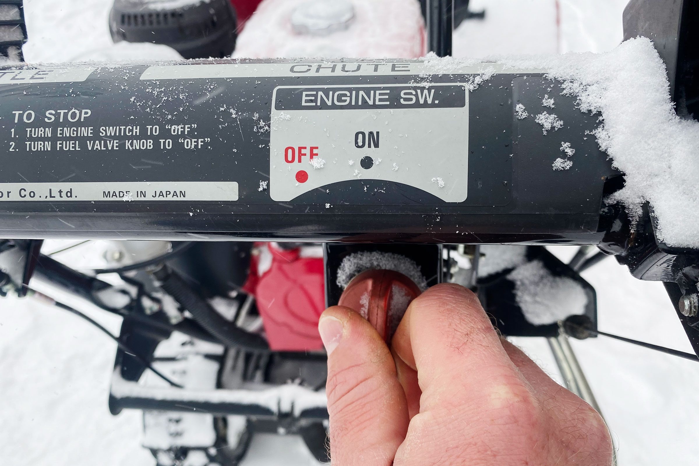 Engine Switch on snow blower