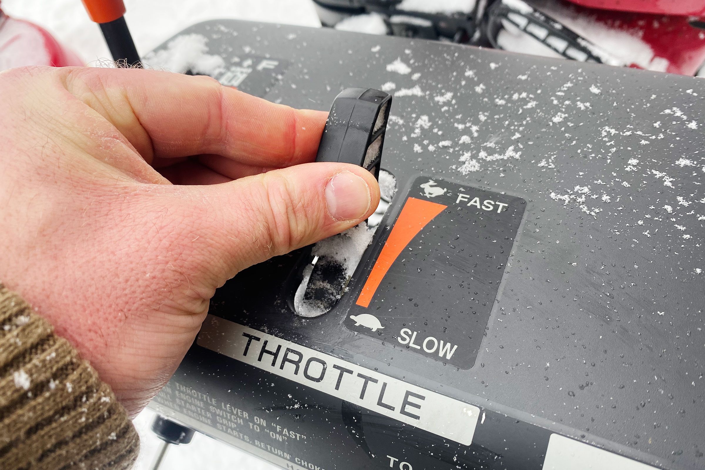 Adjust Throttle on snow blower