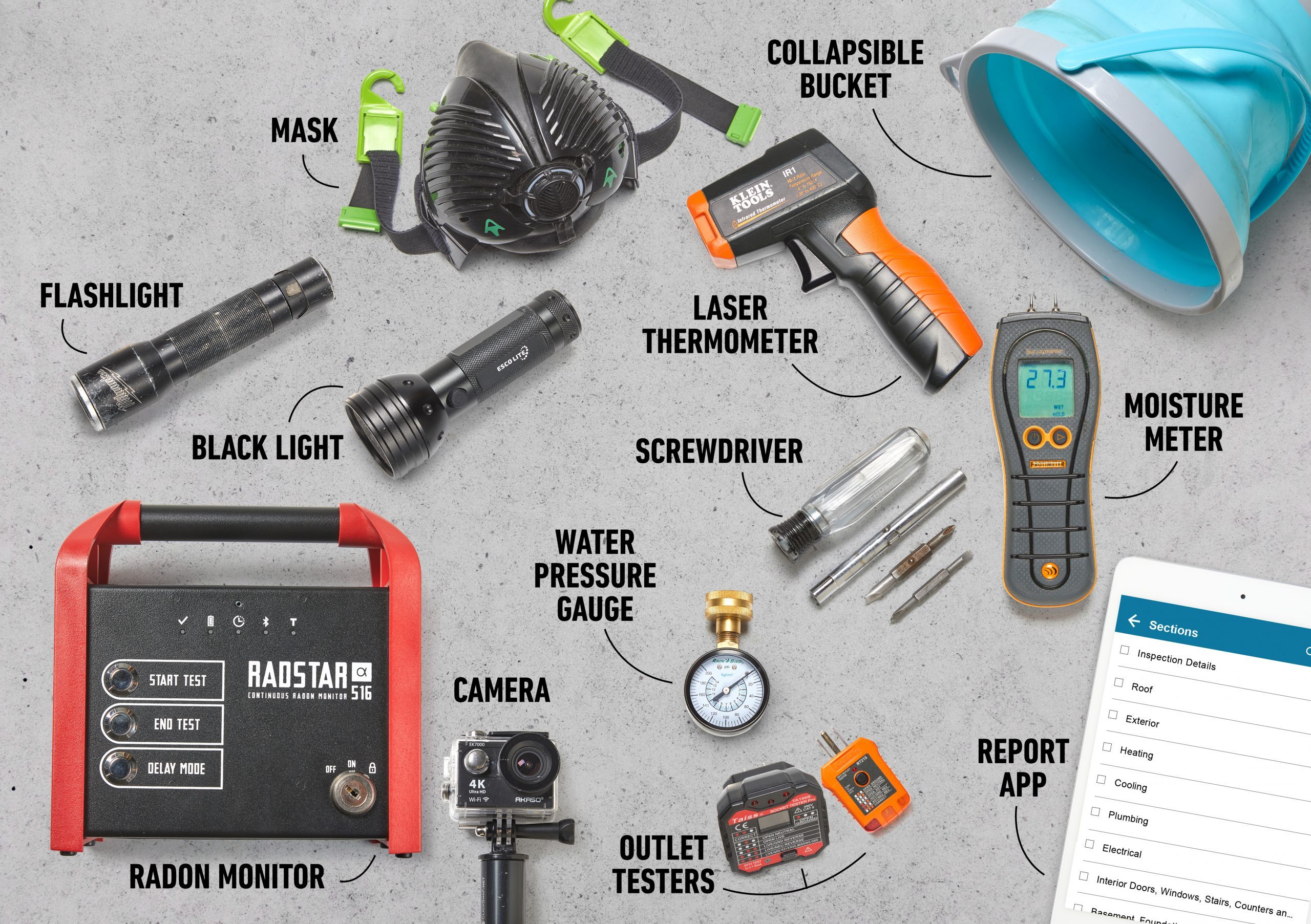 Home Inspection Tools List and Equipment