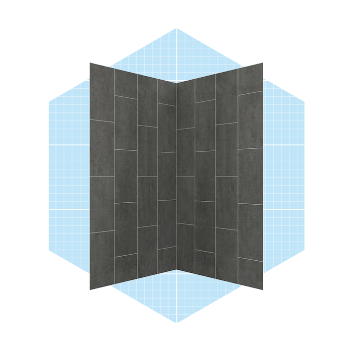 Foremost Foremost Shower Wall In Slate Ecomm Via Lowes.com
