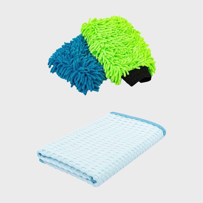 Microfiber Mitts And Towels