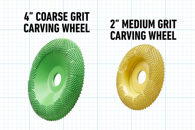 Carving Wheels Coarse Medium Grit
