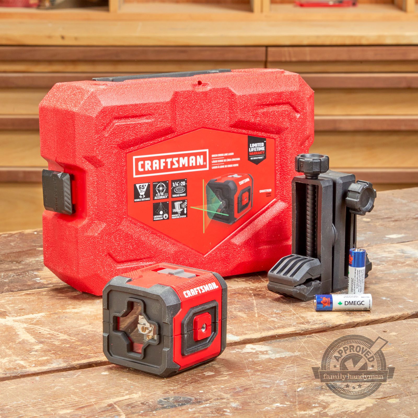 The Craftsman Crossline Laser Level Is Family Handyman Approved