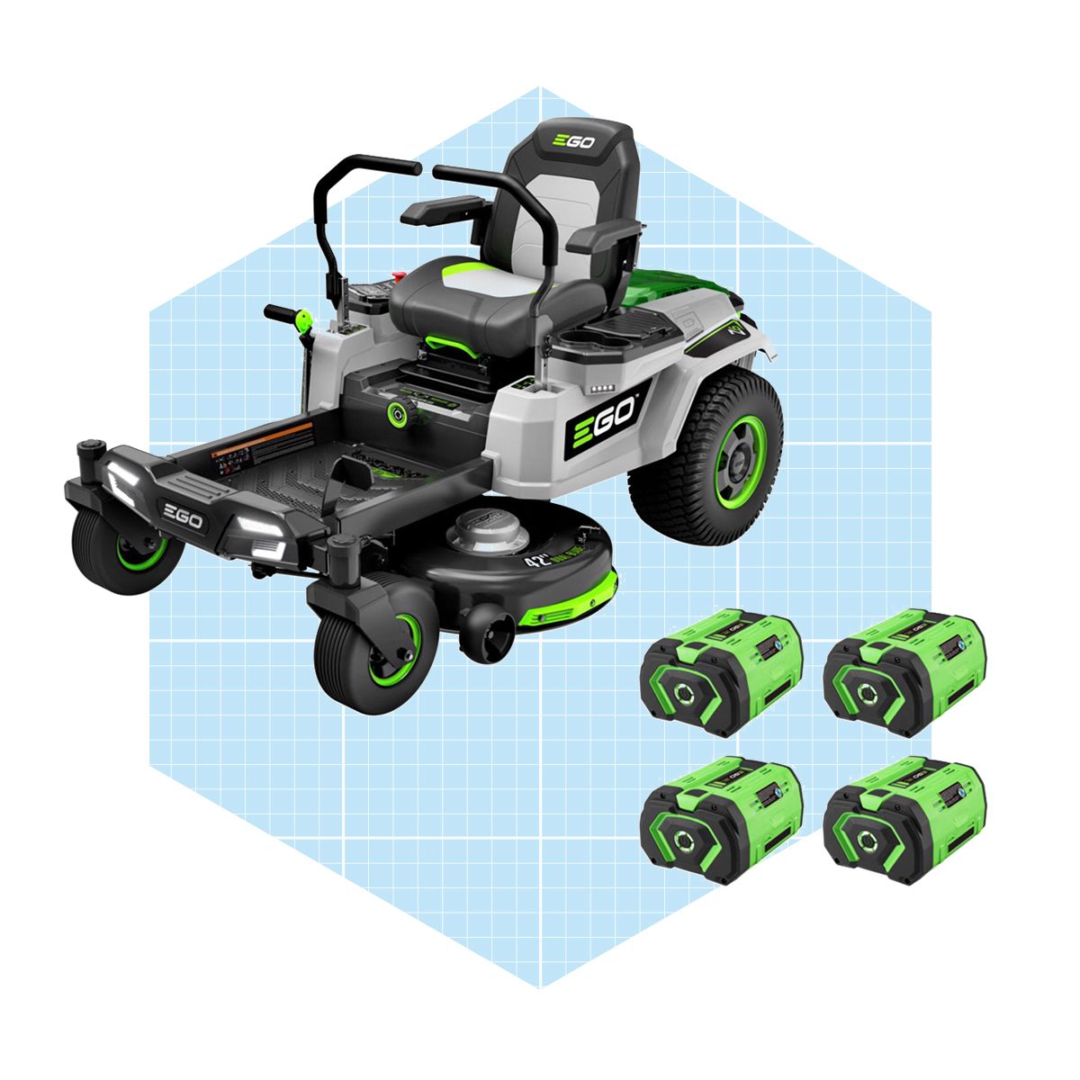Ego Power+ Z6 42 In Lithium Ion Electric Riding Lawn Mower