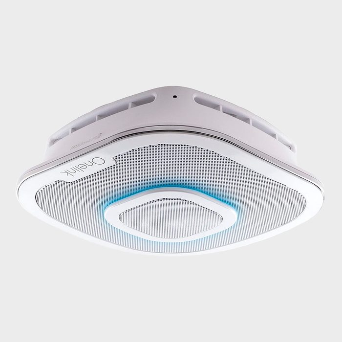 First Alert Onelink Safe & Sound Smart Hardwired Smoke + Carbon Monoxide Alarm And Premium Home Speaker With Amazon Alexa