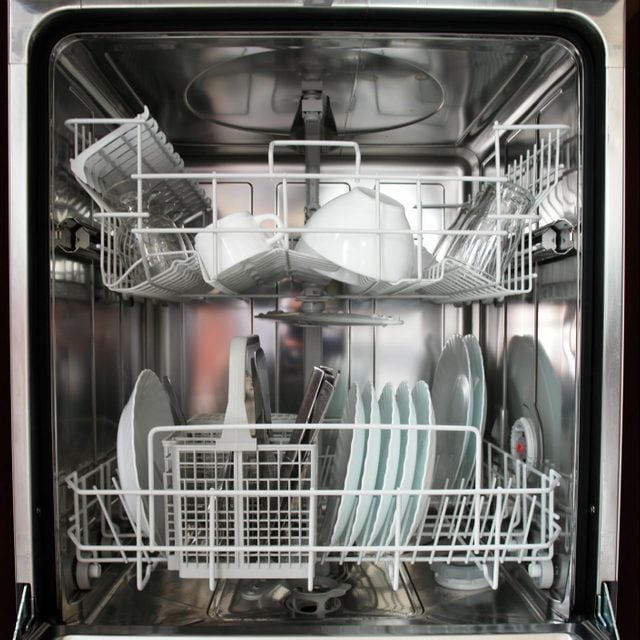 Close-Up Of Dishwasher
