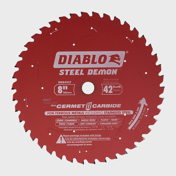 Diablo 8 Inch Steel Deomon Cermet 2 Carbide Ecomm Via Amazon