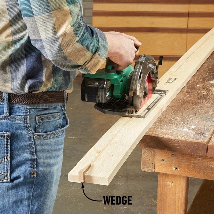 Ripping Bowed Lumber Tip to cut straight lines