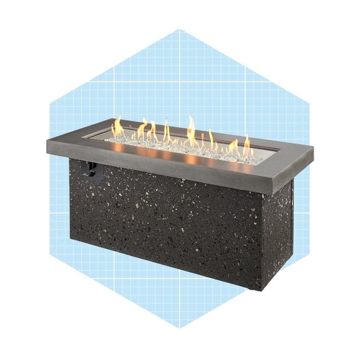 Concrete Outdoor Fire Pit Table With Lid
