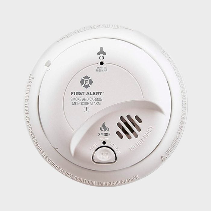First Alert Brk Hardwired Combination Smoke And Carbon Monoxide Detector