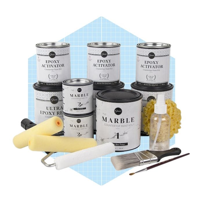 Giani Diy Series White Marble High Gloss Countertop Refinishing Kit Ecomm Lowes.com