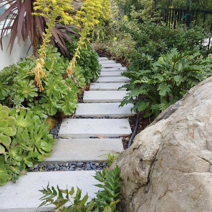 Large Concrete Stepping Stones Courtesy Johnsendesign Instagram