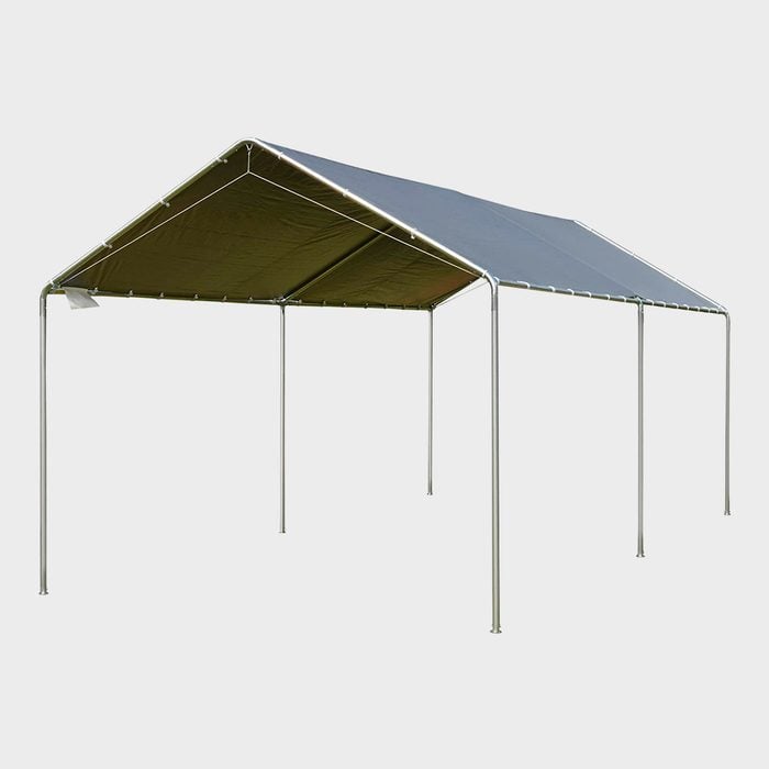 Outsunny Carport Heavy Duty Galvanized Car Canopy