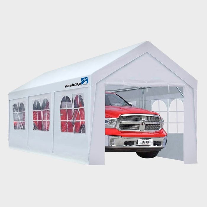 Peaktop Outdoor Upgraded Heavy Duty Carport