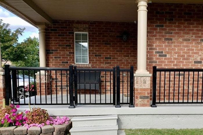 Aluminum Porch Railing Idea Courtesy @gta Railings Via Instagram