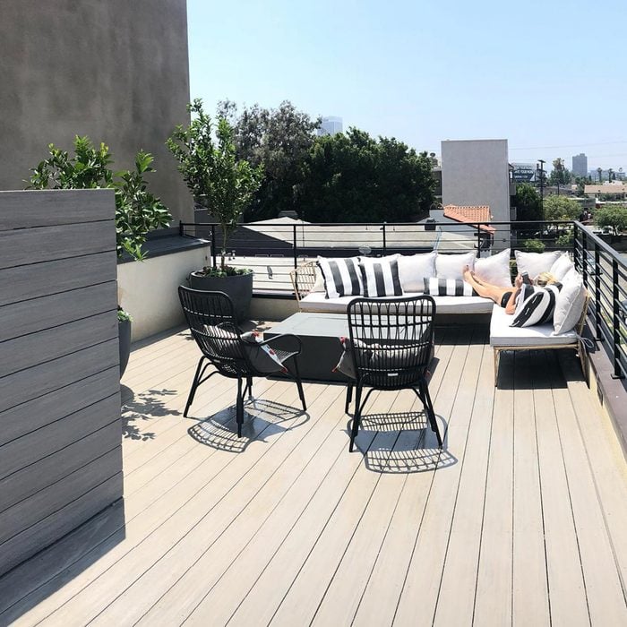 Black And White Rooftop Deck Courtesy @ladecks Via Instagram