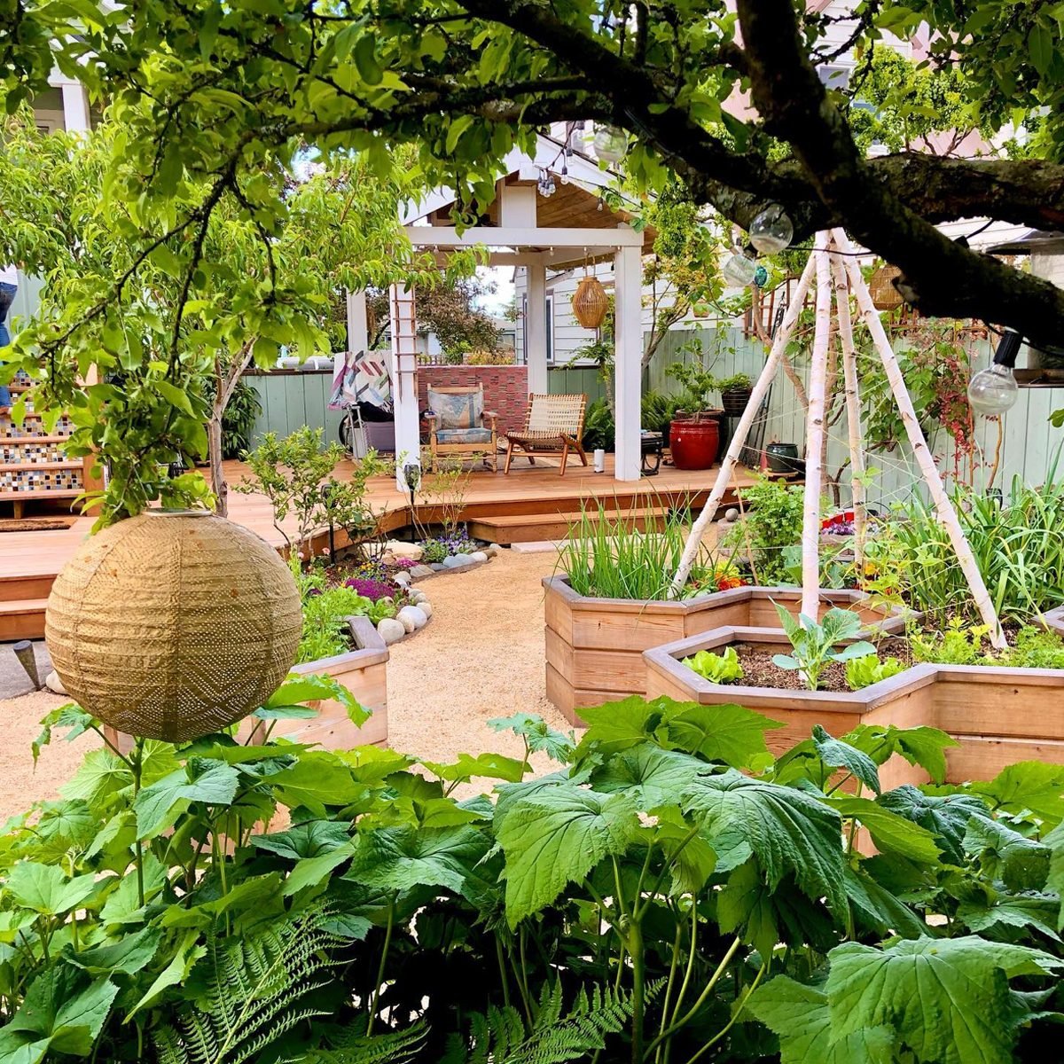 vegetable garden shade structures