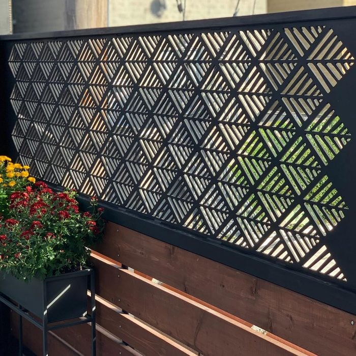 Decorative Privacy Screen Courtesy @rooftopiachicago Via Instagram