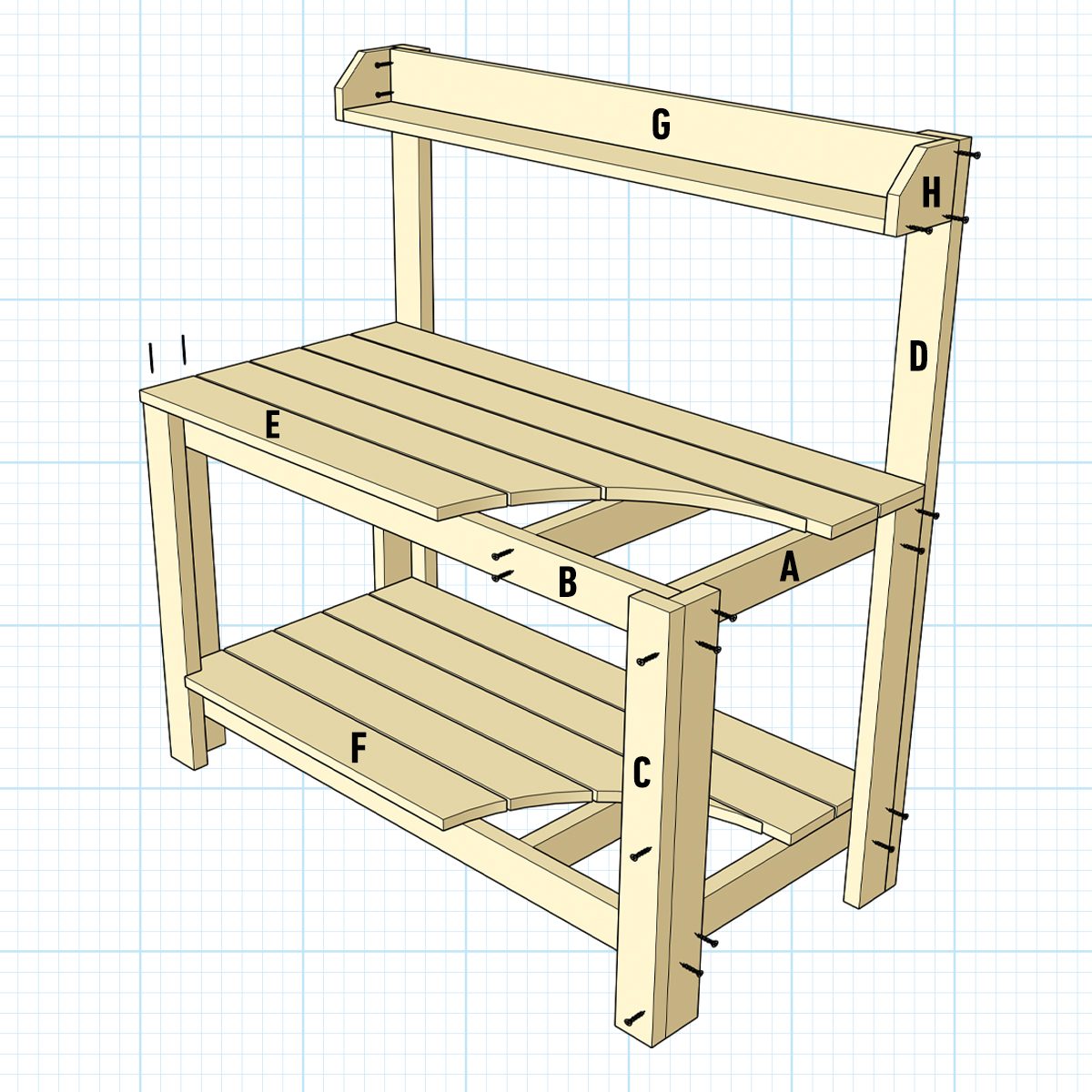 Fh22sep 620 56 Ta 01 How To Build A Simple Gardening Bench