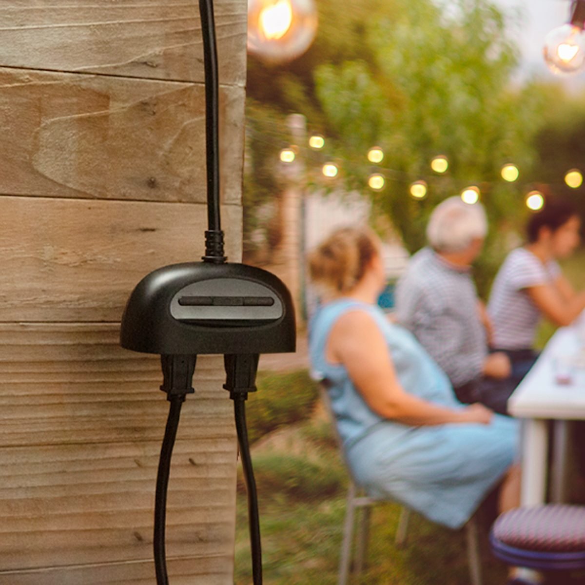 Kasa Smart Outdoor Smart Plug KP400, Smart Home Wi-Fi Outlet with