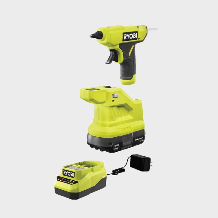 Ryobi One+ 18v Cordless Compact Glue Gun Kit With 1.5 Ah Battery And 18v Charger Ecomm Homedepot.com