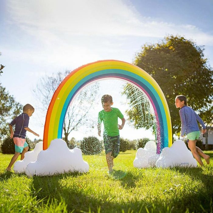Rainbow Arch Sprinkler Inflatables Ecomm Wayfair.com