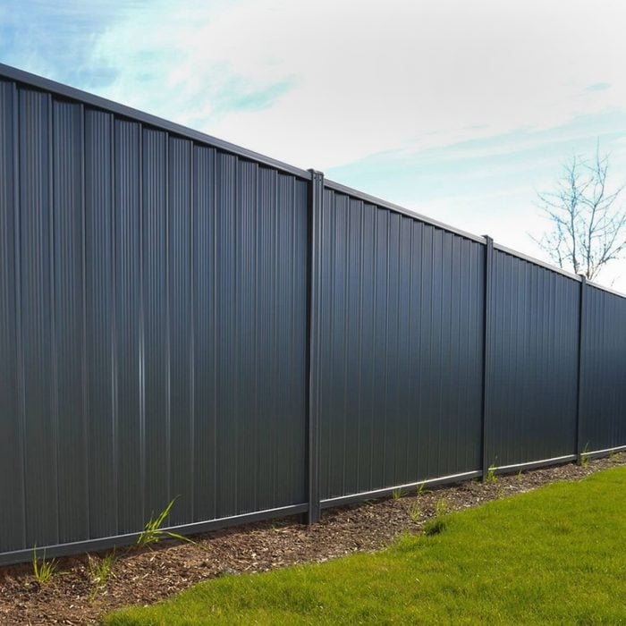 Steel Privacy Fence Courtesy @durabond.steel.fence.supply Via Instagram