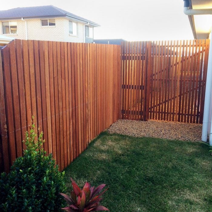 Vertical Slat Wood Fence Courtesy @saltbuildinggroup Via Instagram
