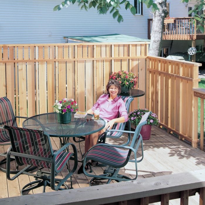 Deck Privacy Fence