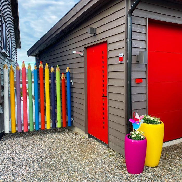 Playful Pencil Gate Ecomm Via Casa Colorful Instagram