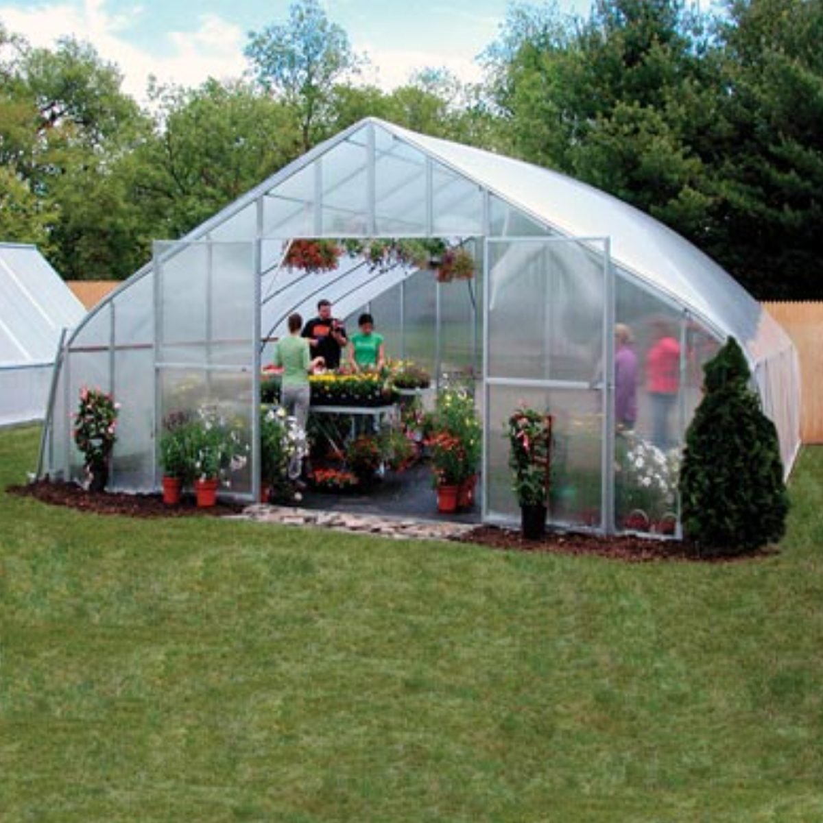 Growspan Gothic Pro Greenhouse Film & Roll Up Sides Ecomm Growerssupply.com
