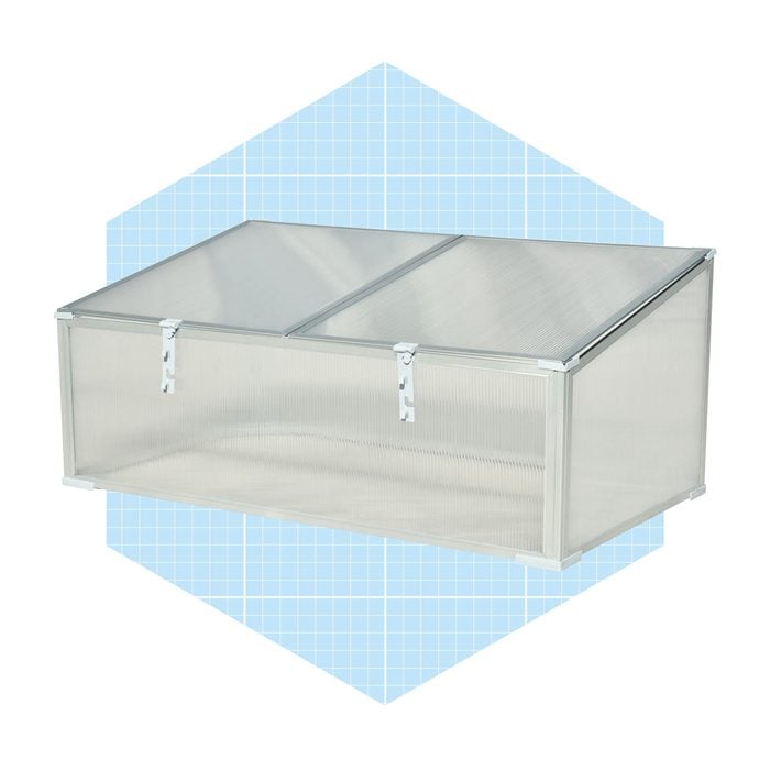 Hanover 39 In. Single Garden Bed Cold Frame Mini Greenhouse Plant Protector Ecomm Walmart.com
