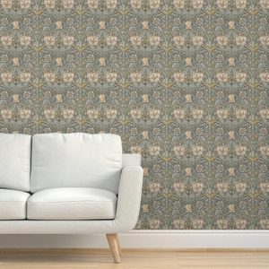Spoonflower Arts And Crafts Wallpaper